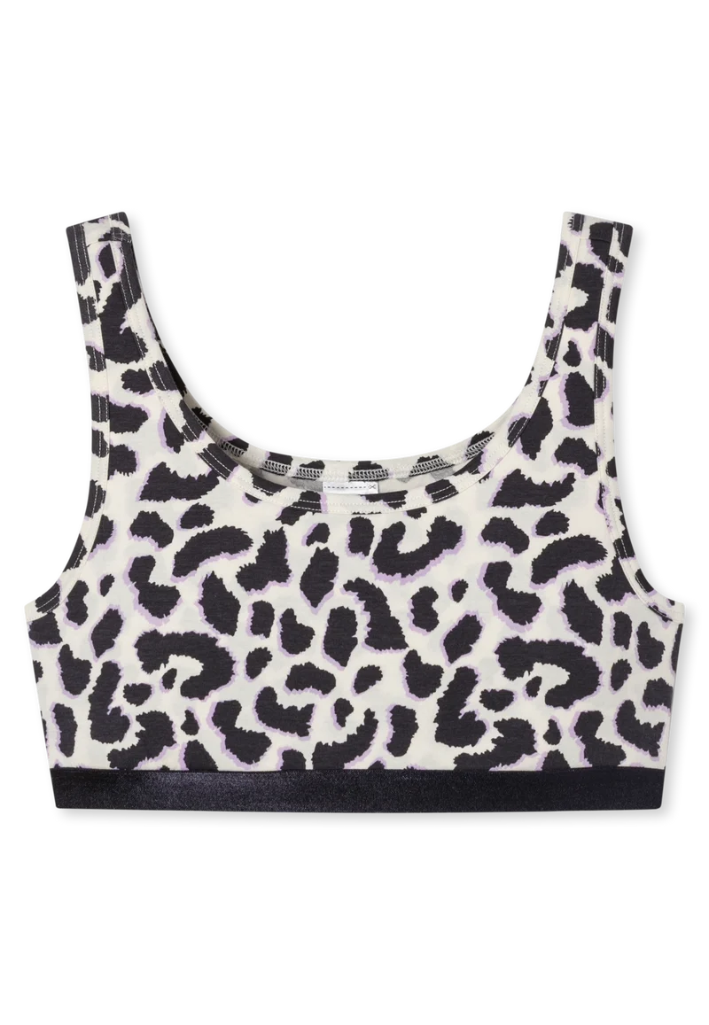 Bustier 2er-Pack Anthrazit /Weiss gemustert - 95/5