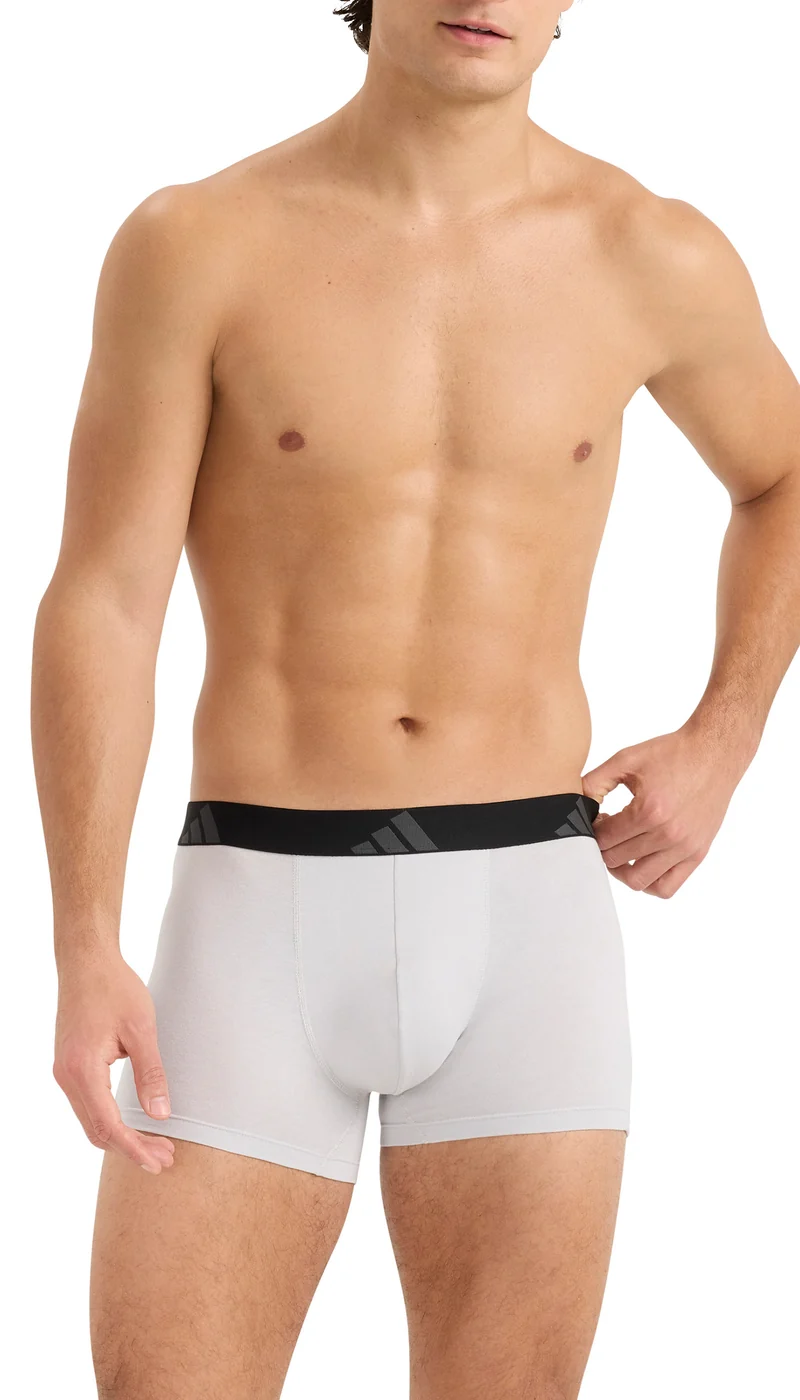 Enge Boxershorts 3er-Pack Bunt gemustert - ADIDAS
