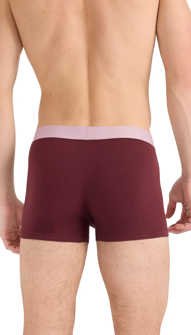 Enge Boxershorts 3er-Pack Bordeaux/Schwarz/Grau- ADIDAS