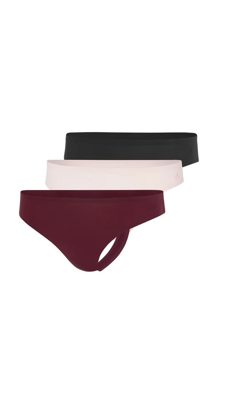 String 3er-Pack Bordeaux/Beige/Schwarz - ADIDAS
