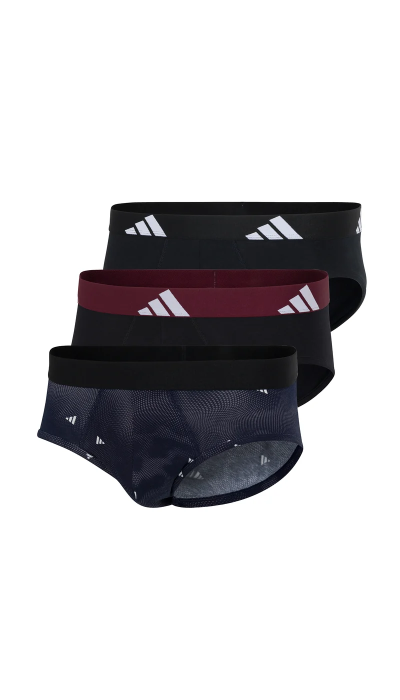 Slip 3er-Pack Schwarz gemustert - ADIDAS