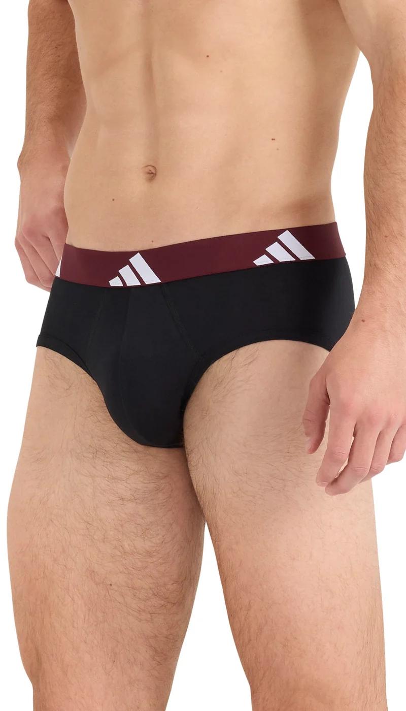Slip 3er-Pack Schwarz gemustert - ADIDAS