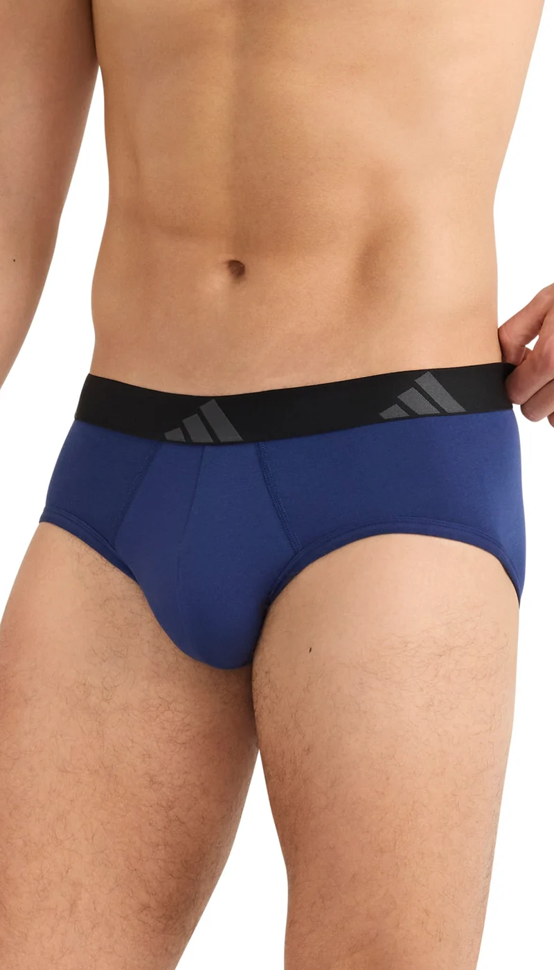 Slip 3er-Pack Blau/Schwarz - ADIDAS