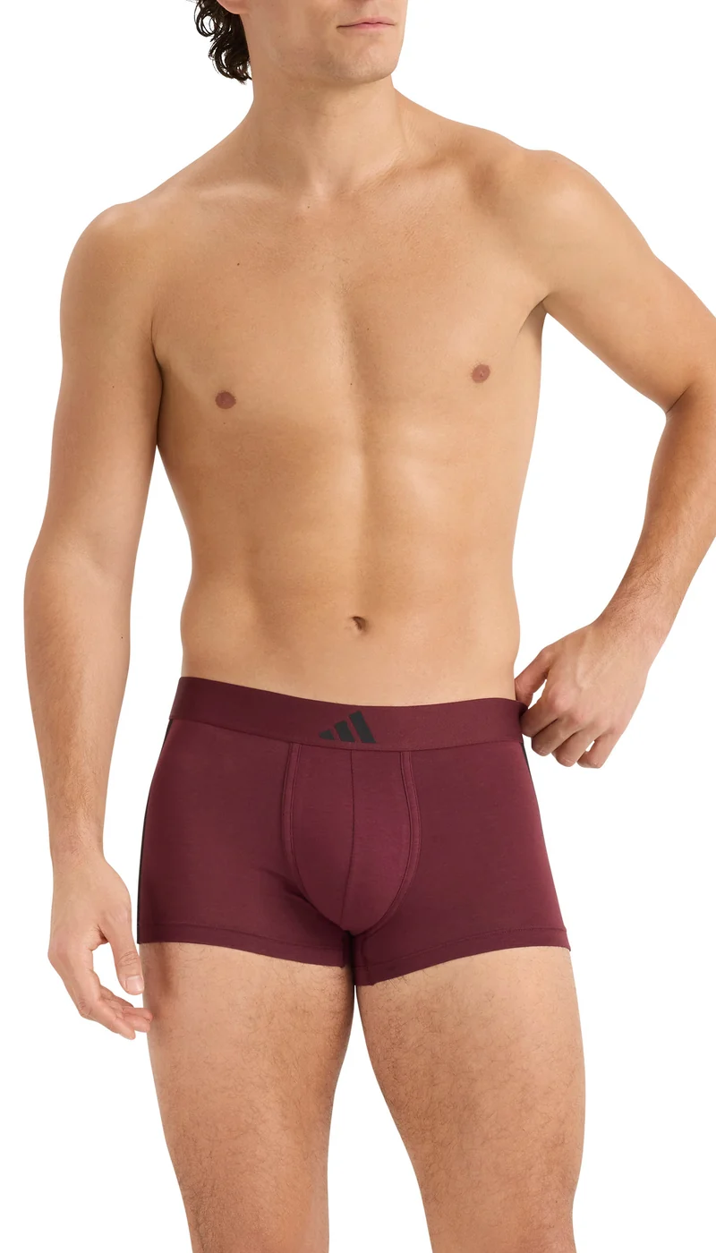 Enge Boxershorts 2er-Pack Schwarz/Bordeaux - ADIDAS