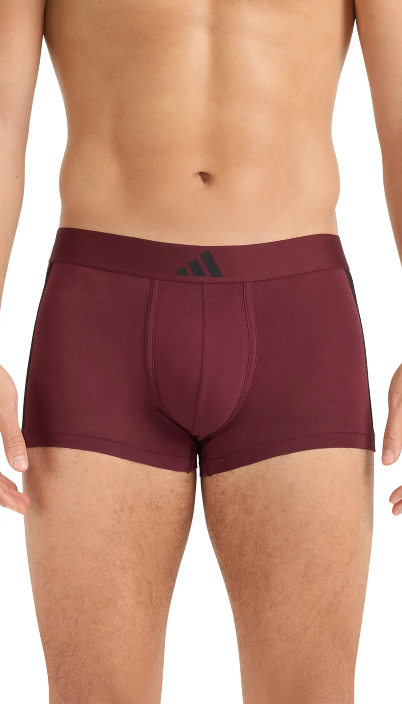 Enge Boxershorts 2er-Pack Schwarz/Bordeaux - ADIDAS