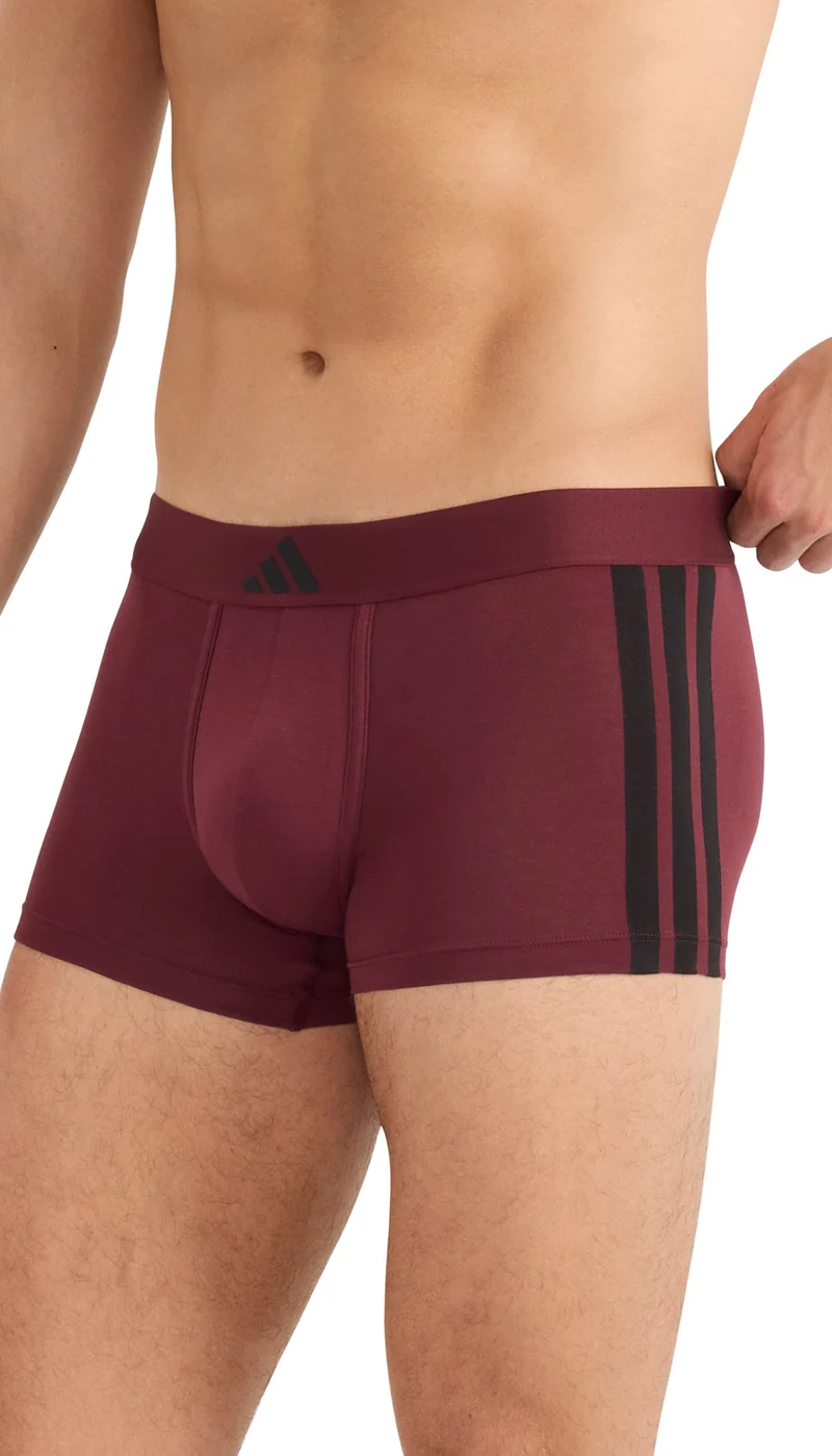 Enge Boxershorts 2er-Pack Schwarz/Bordeaux - ADIDAS