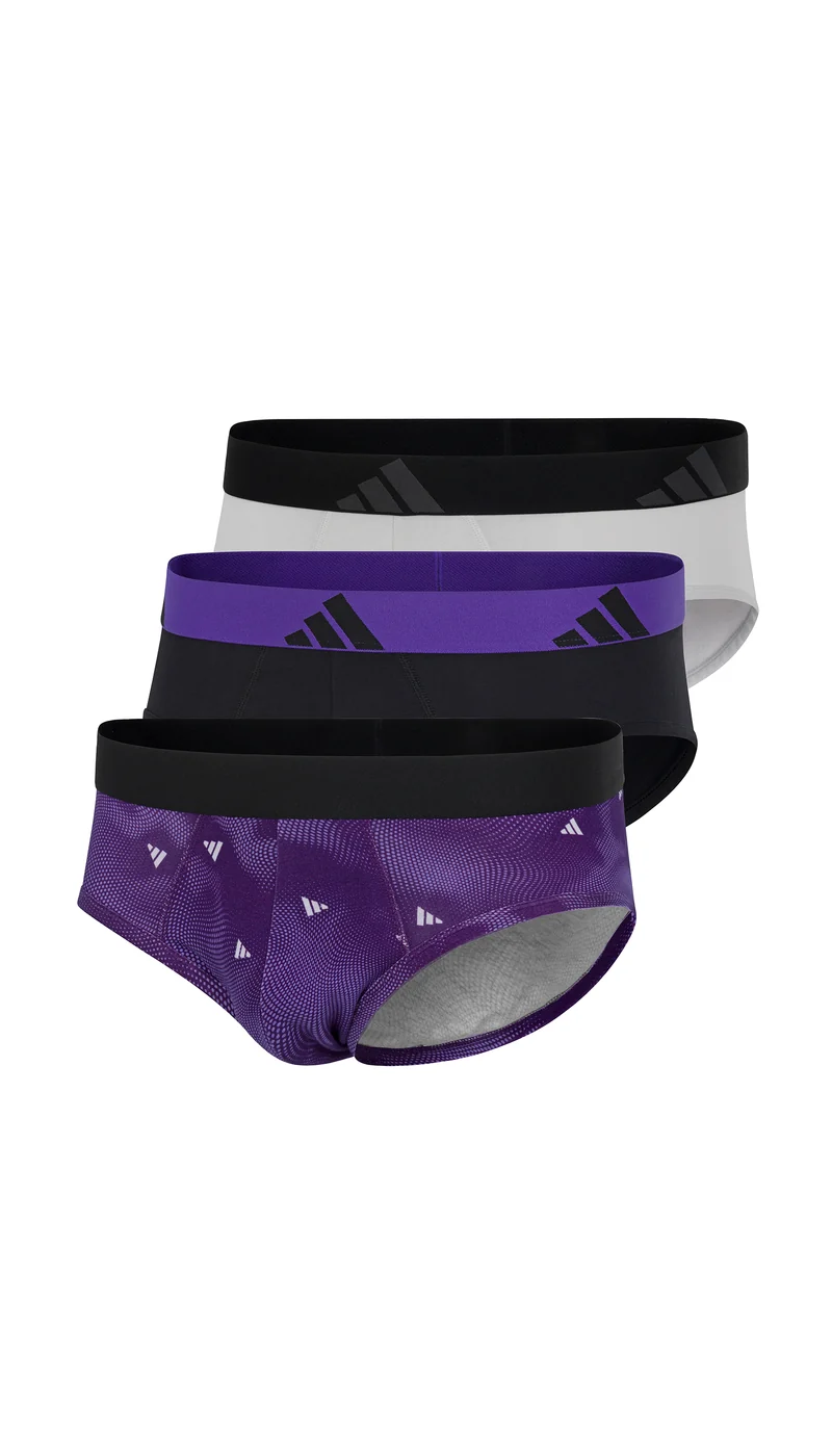 Slip 3er-Pack Bunt gemustert - ADIDAS