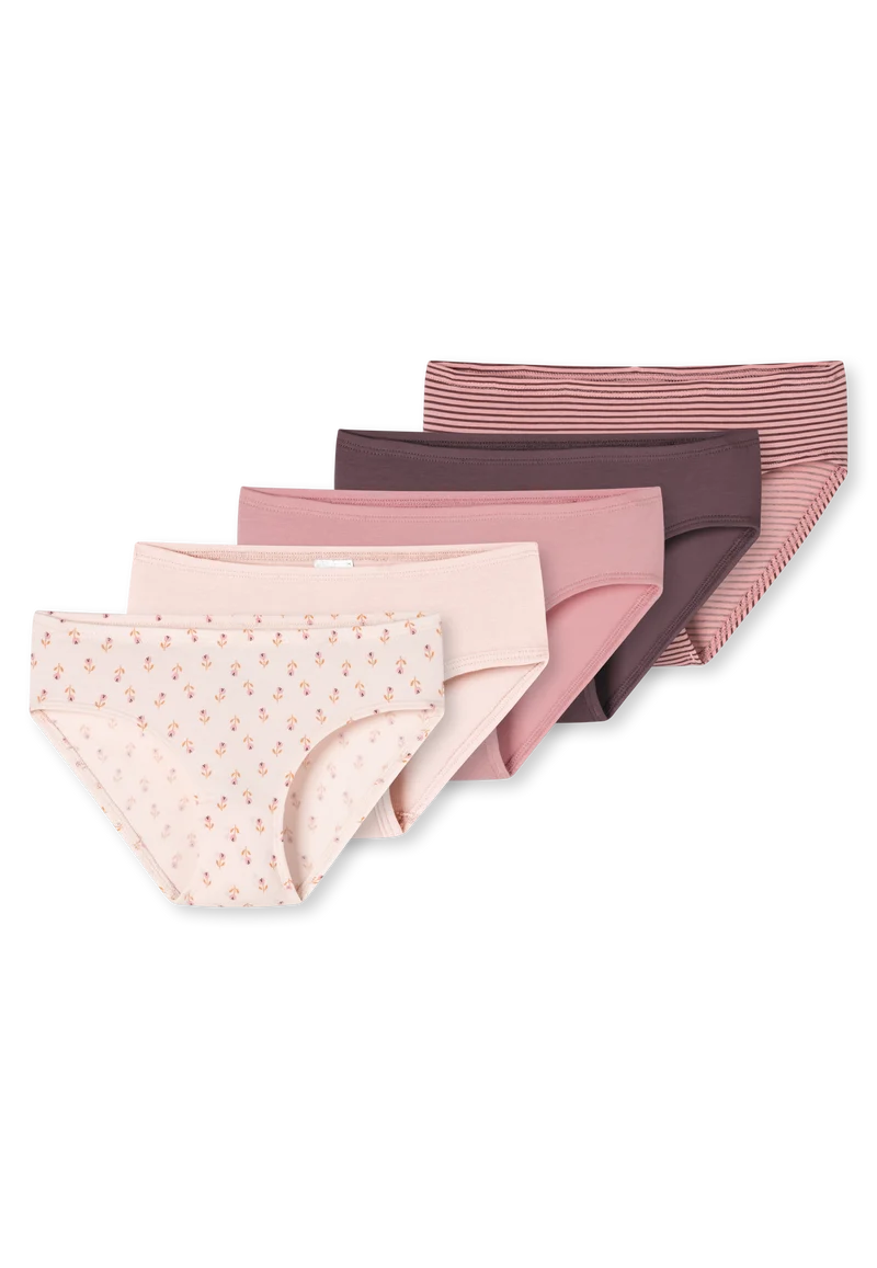 Slip 5er-Pack Rosa gemustert - 95/5
