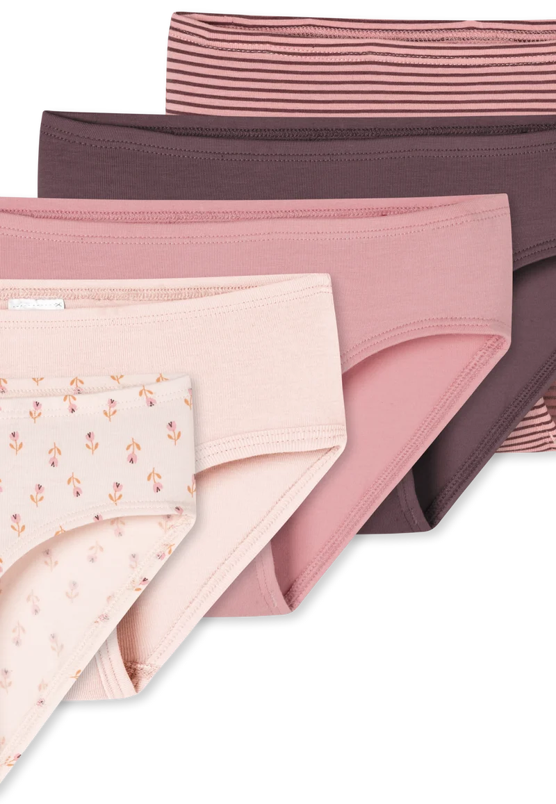 Slip 5er-Pack Rosa gemustert - 95/5