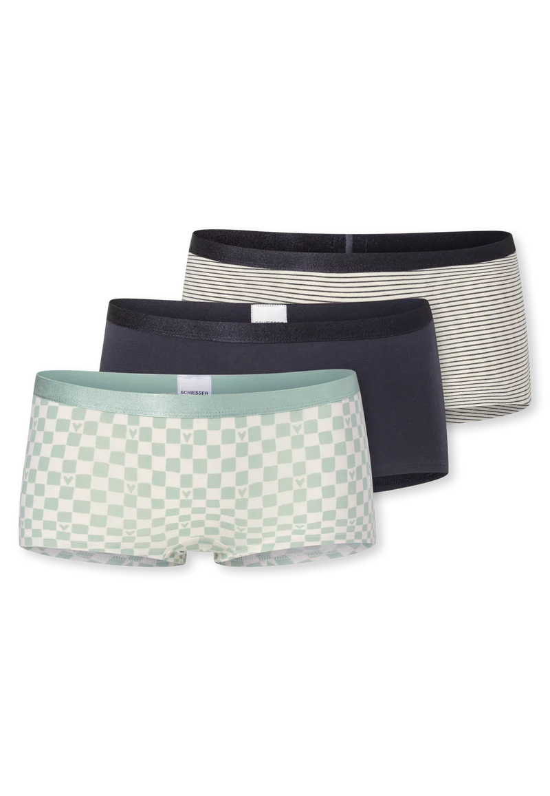 Shorts 3er-Pack Bunt gemustert - 95/5