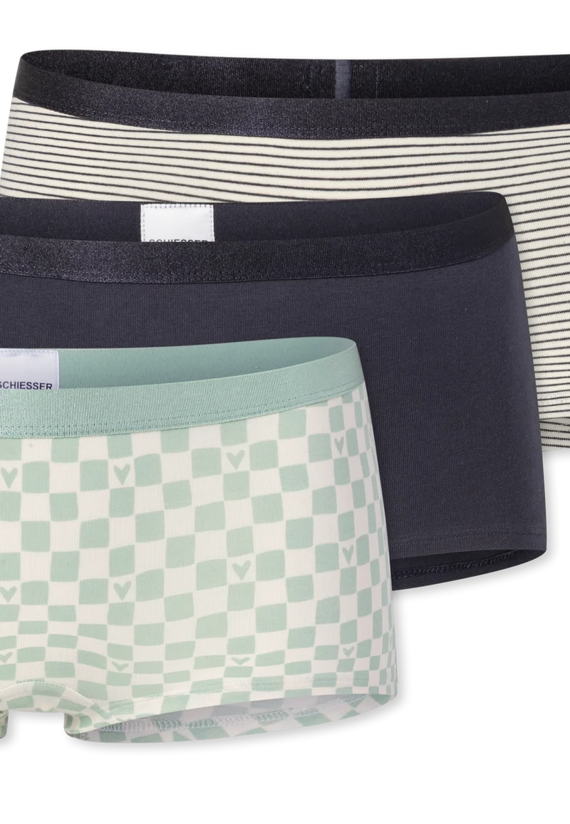 Shorts 3er-Pack Bunt gemustert - 95/5