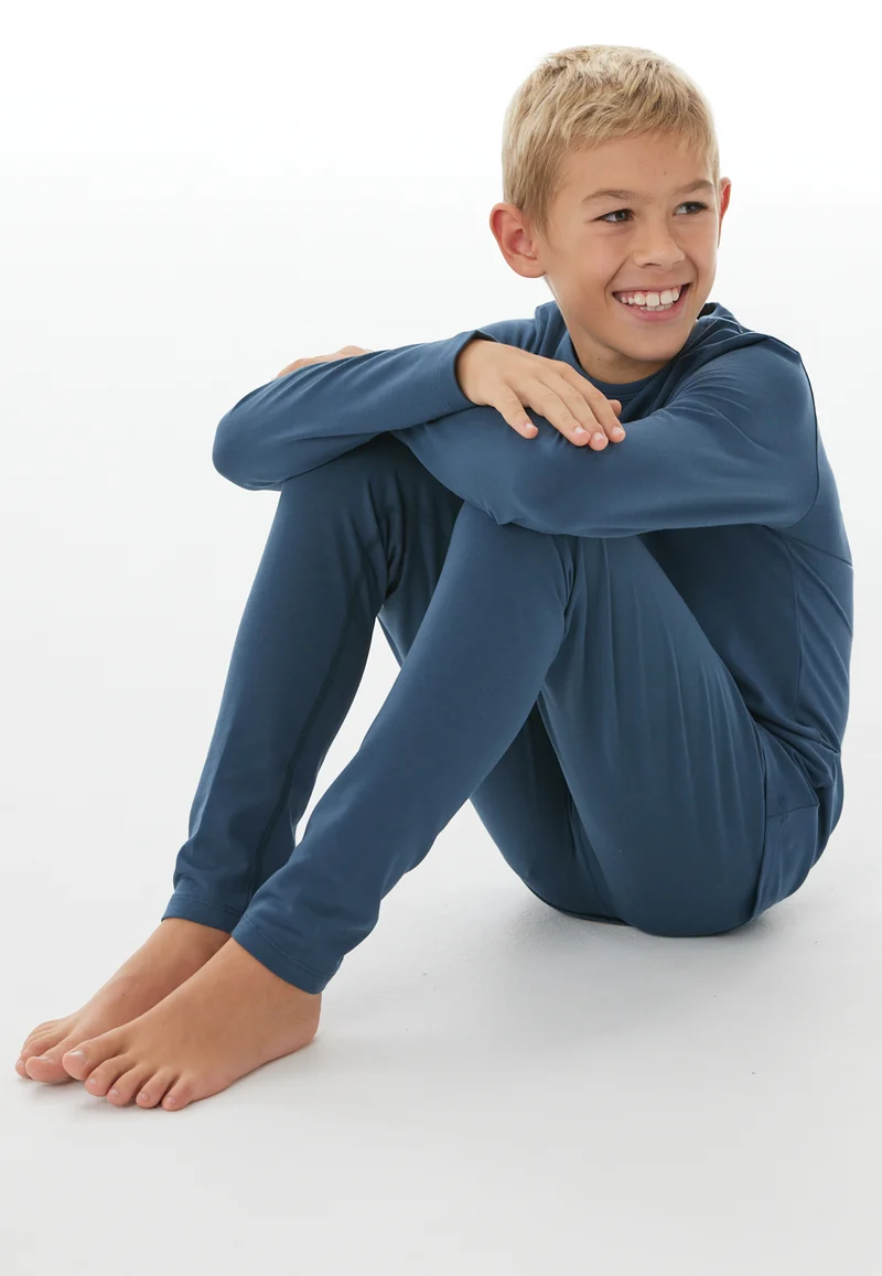 Unterhose lang Dunkelblau - Thermo