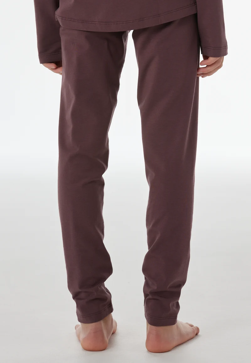 Unterhose lang Bordeaux - Thermo