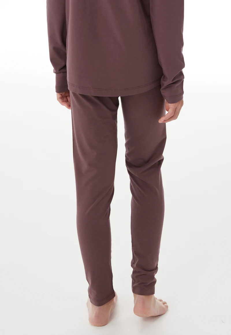 Unterhose lang Bordeaux - Thermo