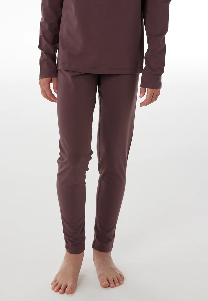 Unterhose lang Bordeaux - Thermo