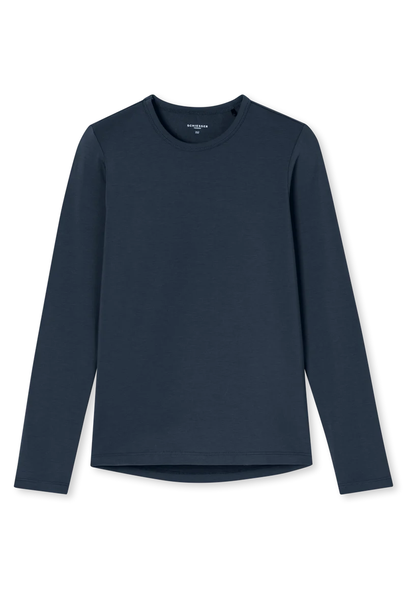 Shirt Dunkelblau - Thermo