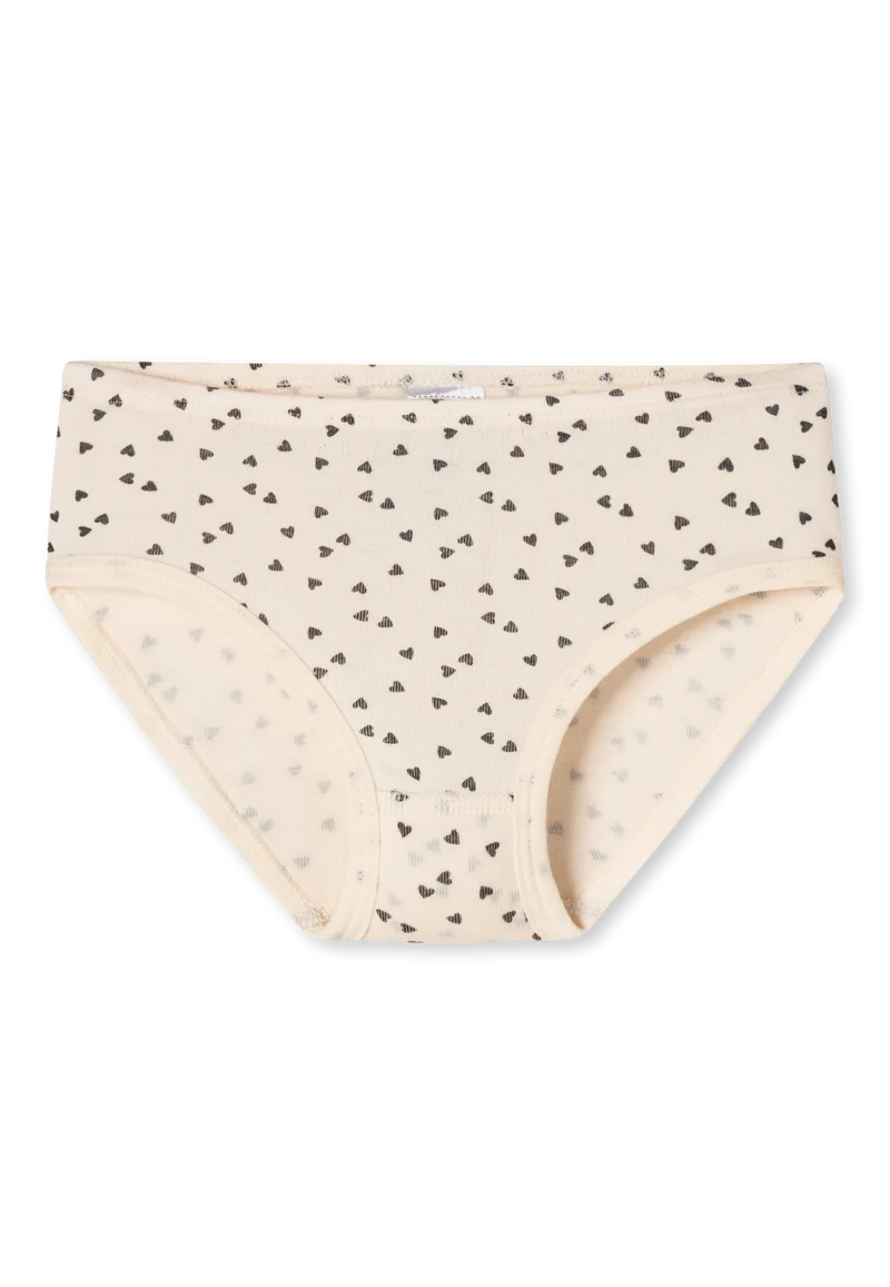 Slip Feinripp 3er-Pack Schwarz/Weiss gemustert - Fine Rib