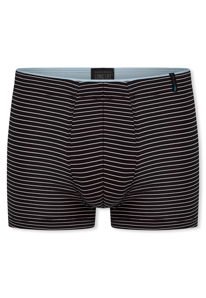 Enge Boxershorts Schwarz gestreift - Long Life Soft