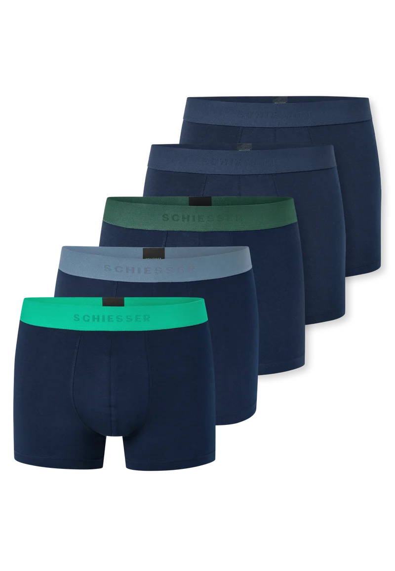 Enge Boxershorts 5er-Pack Dunkelblau - 95/5
