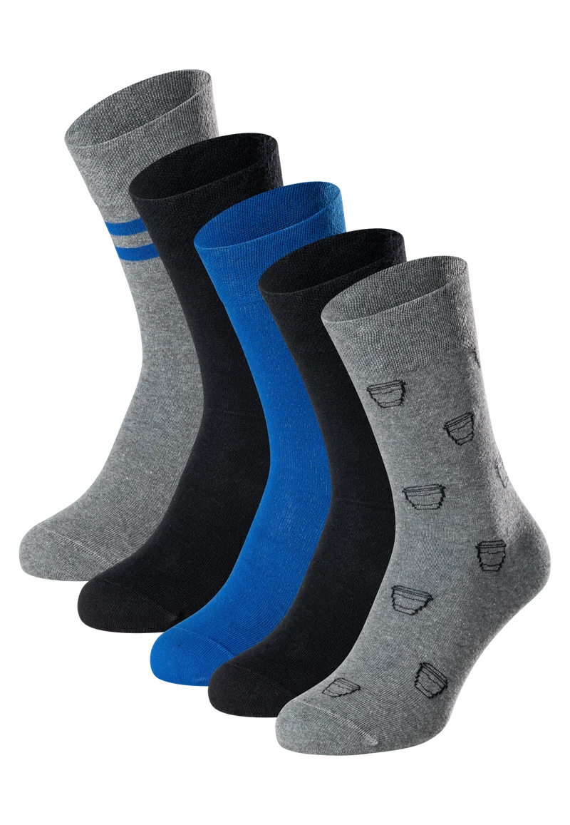Socken Herren 5er-Pack Bunt - Fashion