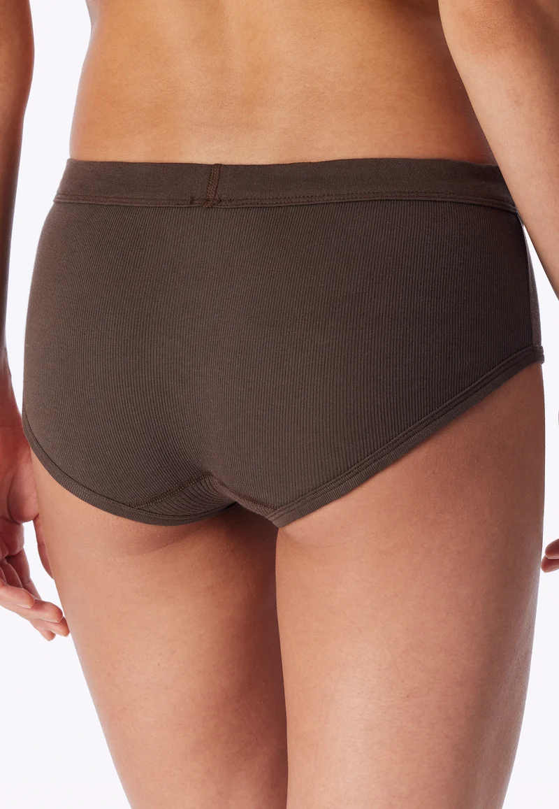 Panty Feinripp Braun - Revival Paula