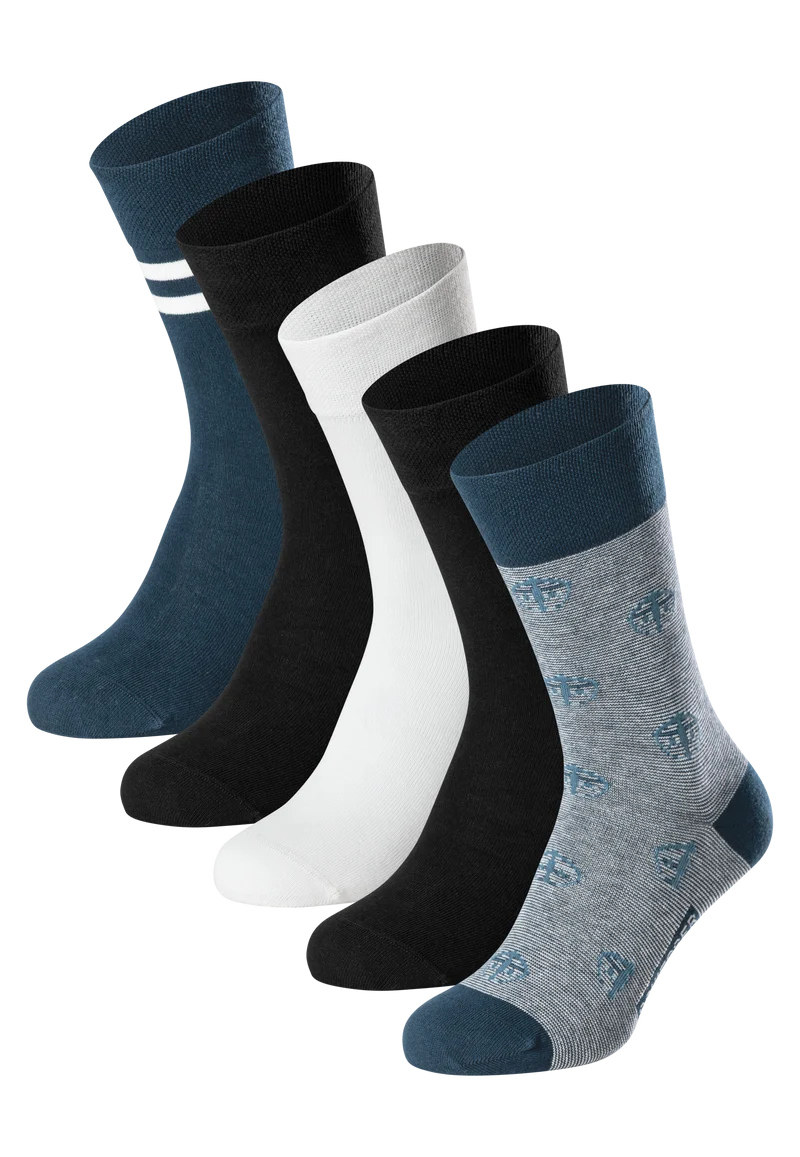 Socken Herren 5er-Pack Bunt - Fashion