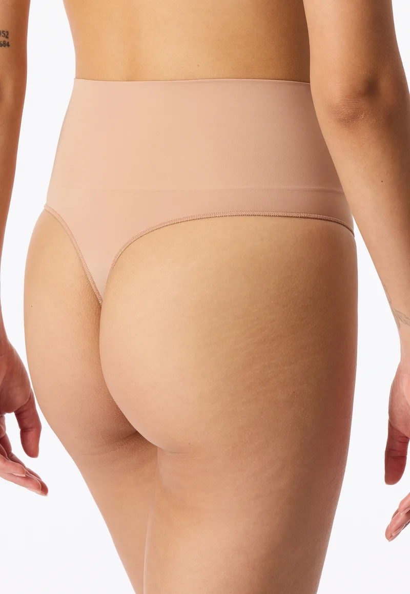 High Waist Slip Seamless Beige - Seamless Contouring