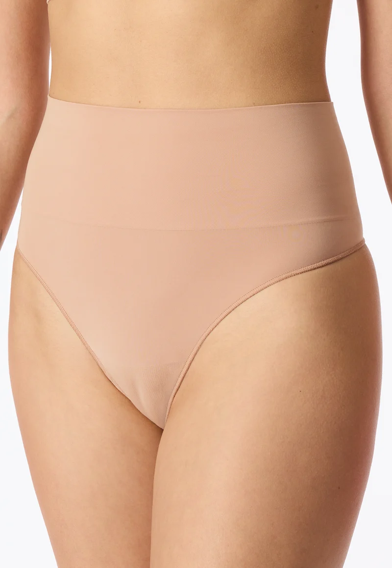 High Waist Slip Seamless Beige - Seamless Contouring