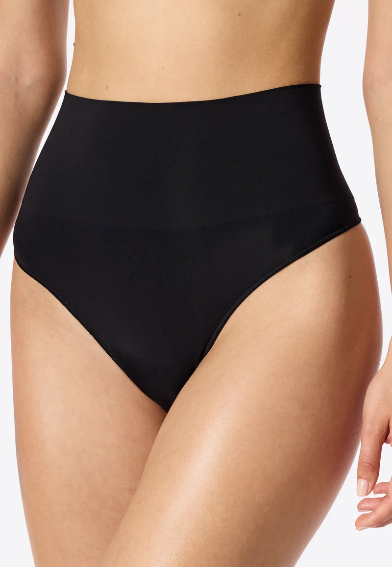 High Waist Slip Seamless Schwarz - Seamless Contouring