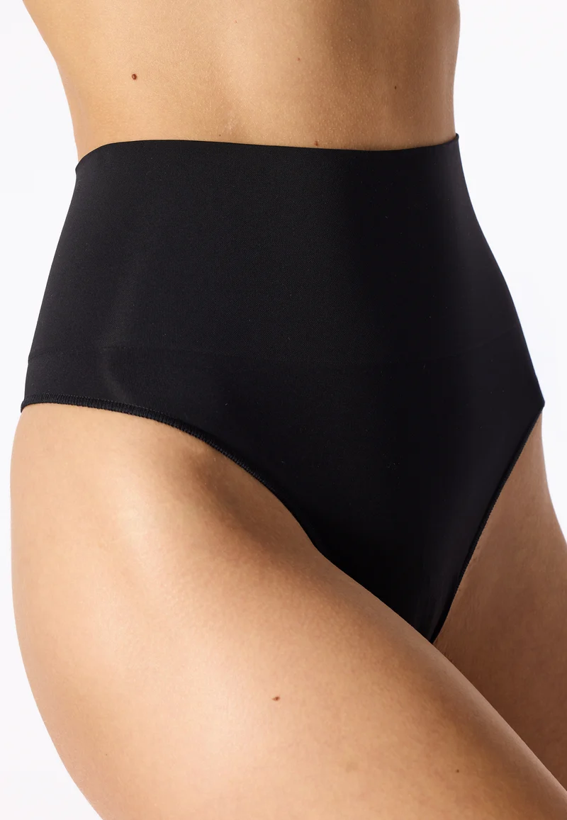 High Waist Slip Seamless Schwarz - Seamless Contouring