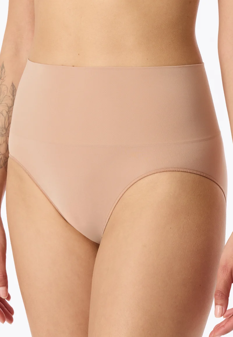 High Waist Slip Seamless Beige - Seamless Contouring