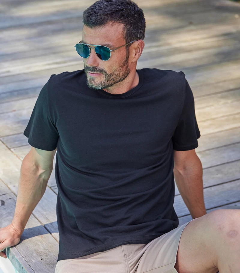 T-shirt Homme Noir - Intemporel