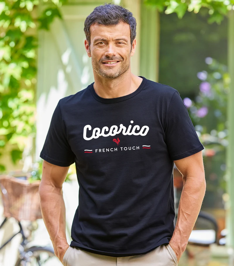 T-shirt Homme Noir - French Touch