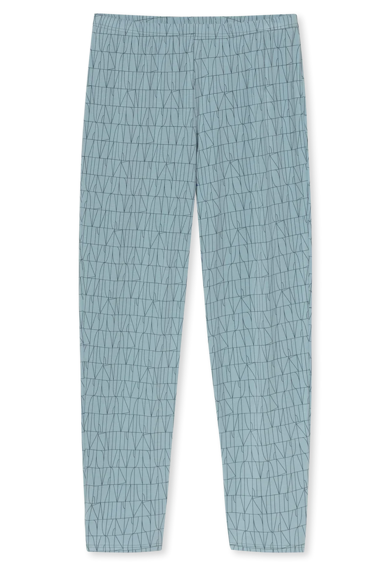Schlafanzug Blau gemustert - Long Life Soft
