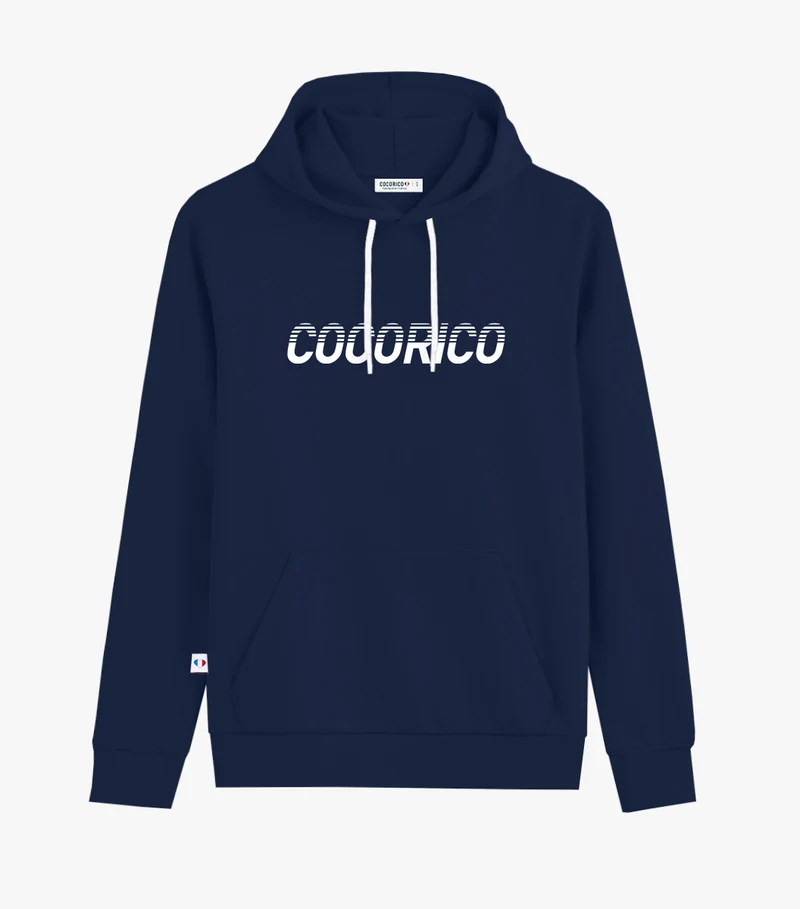 Sweat à capuche Homme Marine - Performance