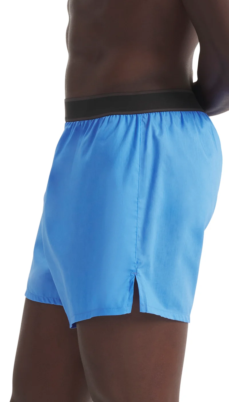 Boxershorts mit Knopfleiste 2er-Pack Schwarz/Blau - ADIDAS
