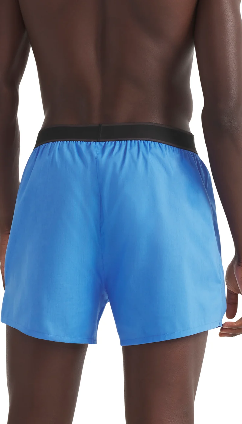 Boxershorts mit Knopfleiste 2er-Pack Schwarz/Blau - ADIDAS