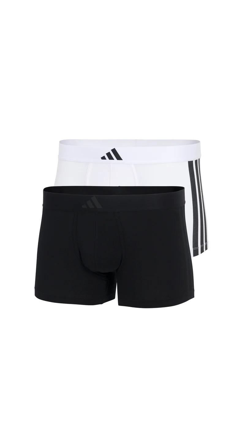 Enge Boxershorts 2er-Pack Schwarz/Weiss - ADIDAS