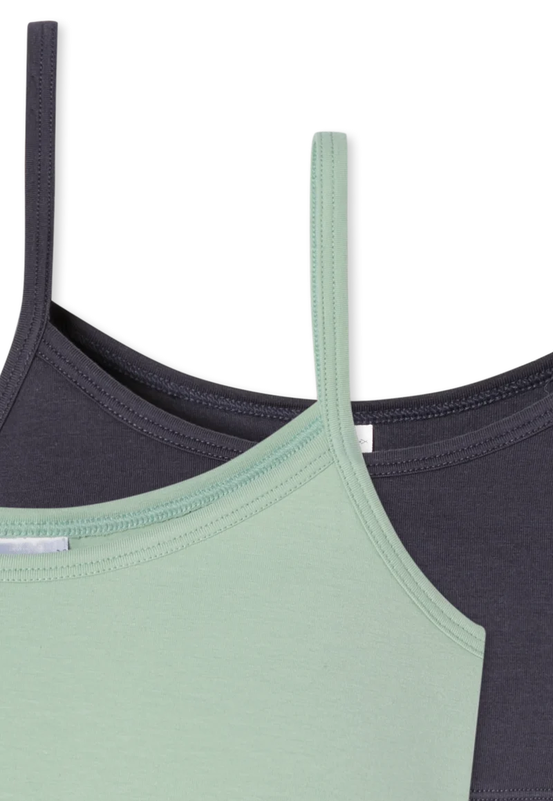 Bustier 2er-Pack Schwarz/Mint - 95/5