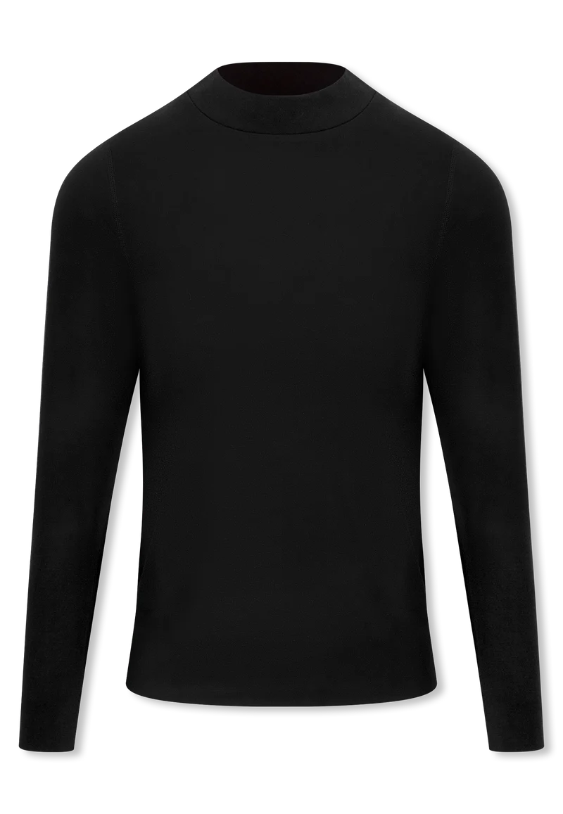Shirt Schwarz - Invisible Soft Warming