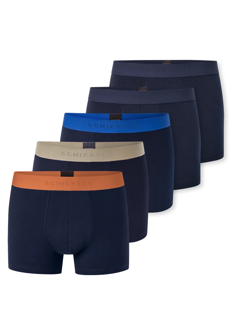 Enge Boxershorts 5er-Pack Dunkelblau - 95/5