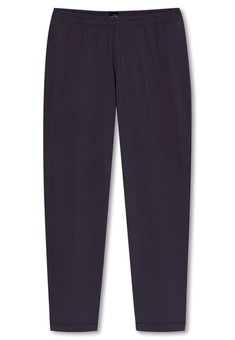 Schlafanzug Anthrazit gestreift - Long Life Soft