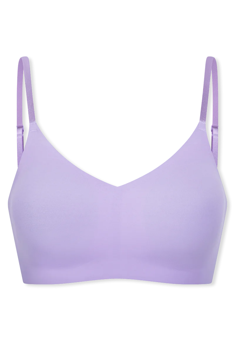 Bustier mit herausnehmbaren Pads Lila - Invisible Soft