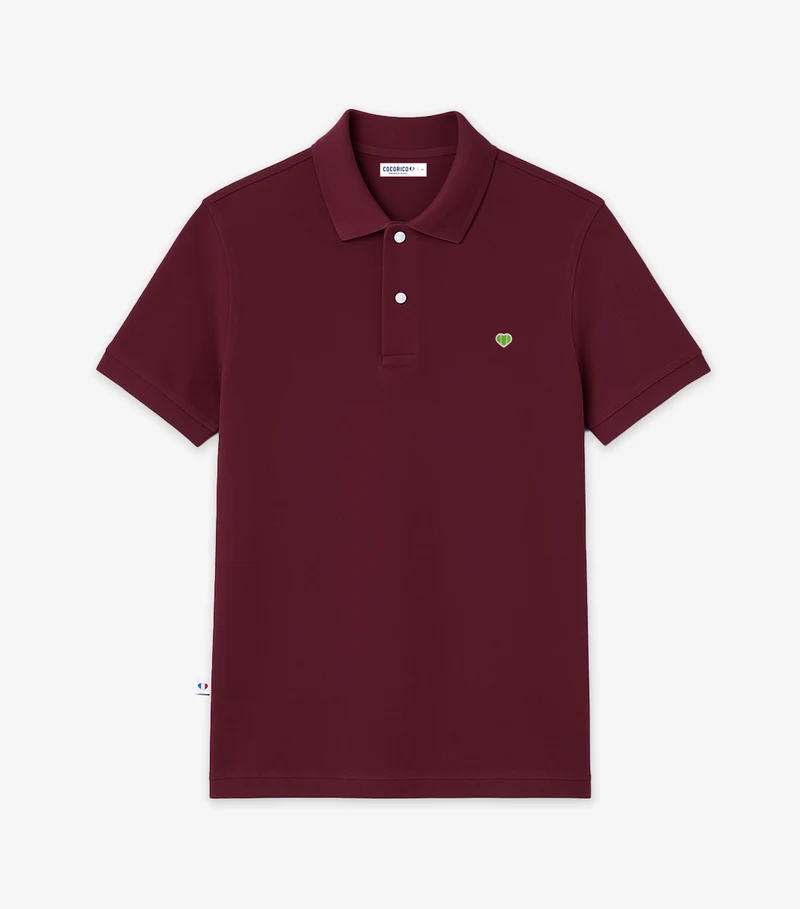 Polo Homme Bordeaux - Le Coeur (Vert)