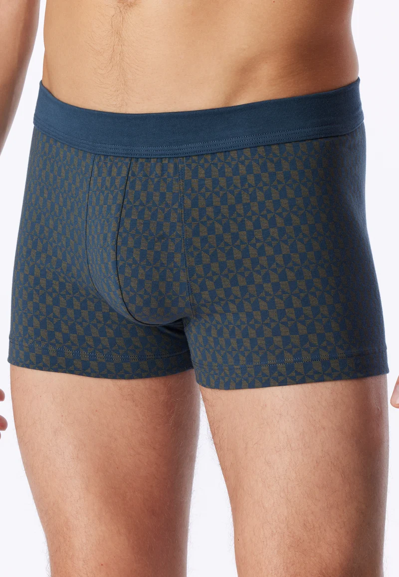Enge Boxershorts Blau gemustert - 95/5