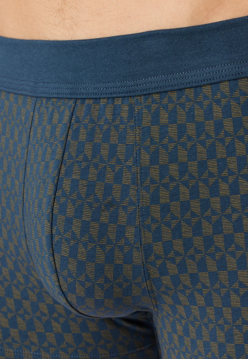 Enge Boxershorts Blau gemustert - 95/5