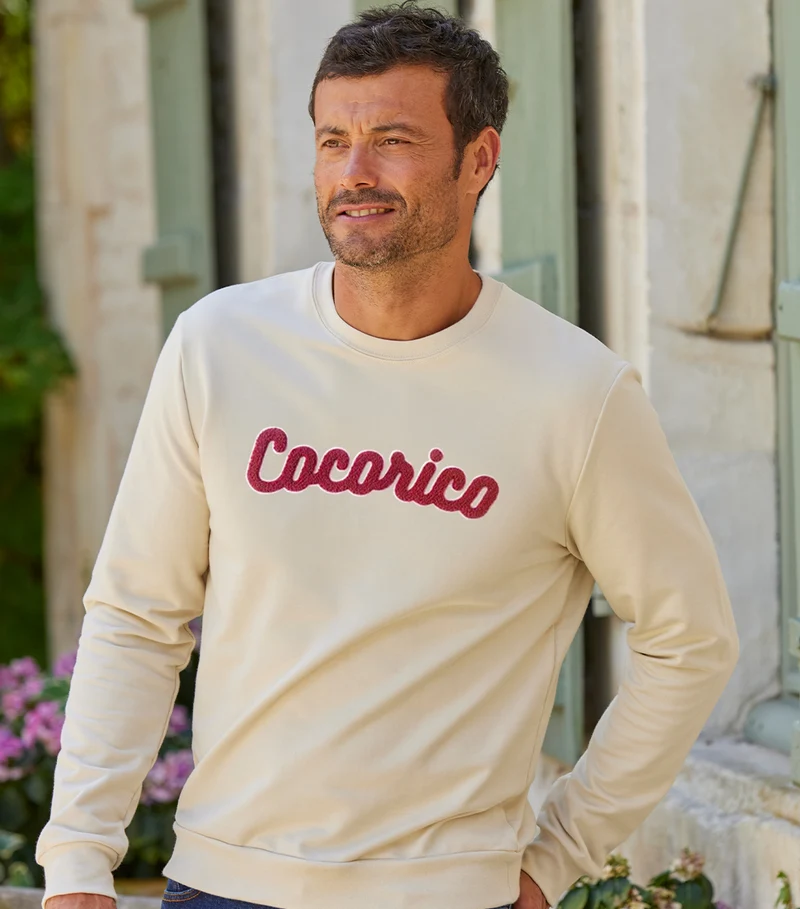 Sweat Homme Sable - La Bouclette