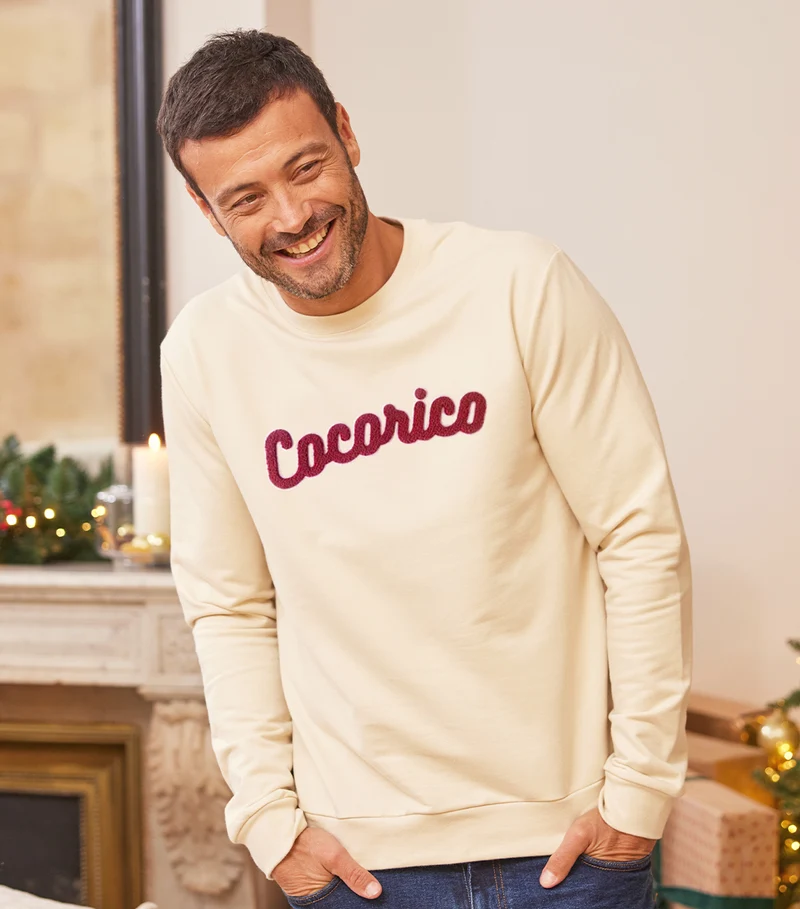 Sweat Homme Sable - La Bouclette