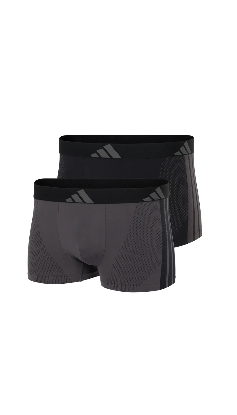 Enge Boxershorts 2er-Pack Schwarz/Anthrazit - ADIDAS