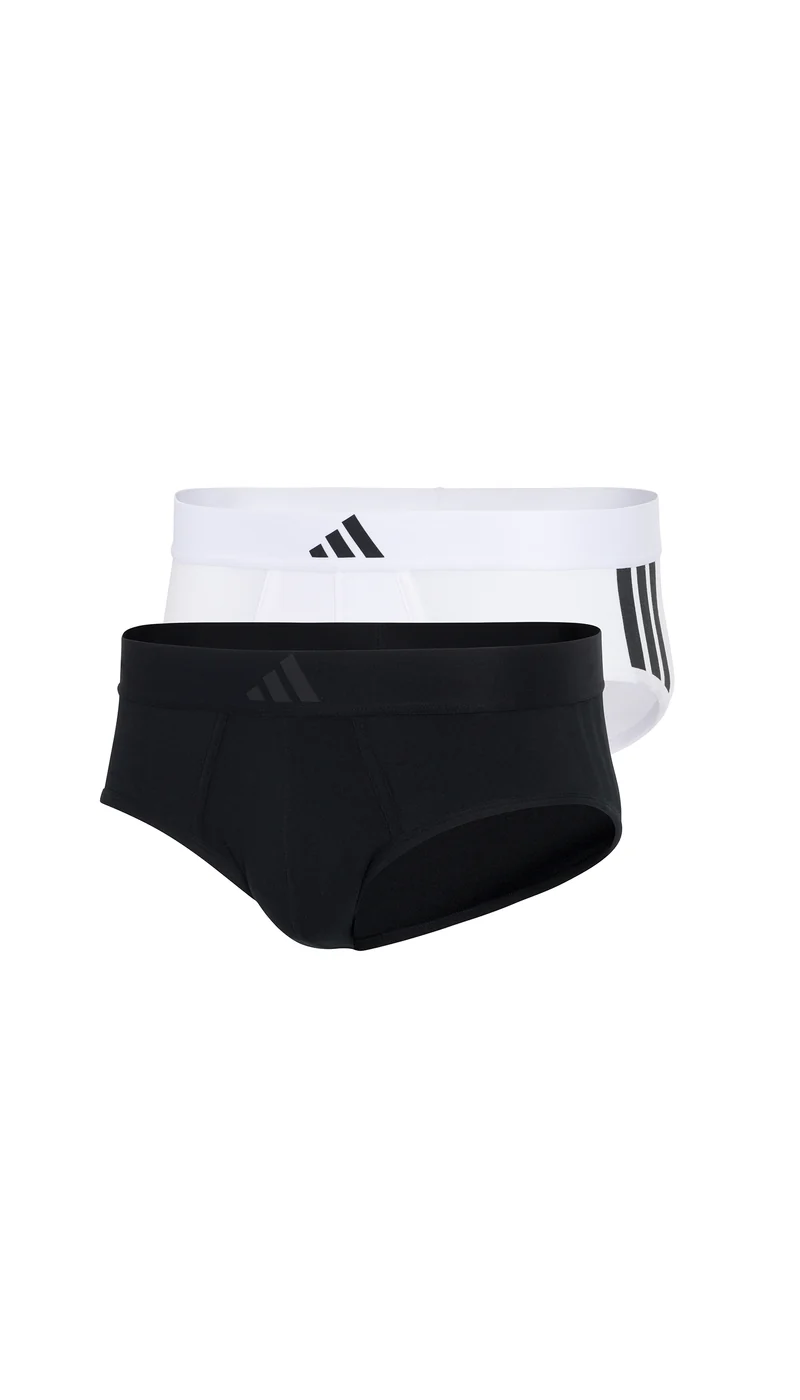 Slip 2er-Pack Schwarz/Weiss - ADIDAS